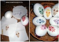 Húsvéti pályázat - Hímzett tojás
