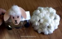 Húsvéti pályázat - Cukorkatartó bárány PET-palackból