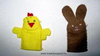 Húsvéti pályázat - Filc tojások meglepetés bábbal