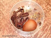 Húsvéti pályázat - Húsvéti tojások francia liliommal díszítve - Hozzávalók