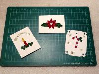 Karácsonyi pályázat - Karácsonyi ajándékkísérő kártya - Kész