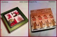 Karácsonyi pályázat - Karácsonyfadíszek gyöngyből - Gyöngytartó dobozok