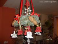 Karácsonyi pályázat - Horgolt díszes koszorú