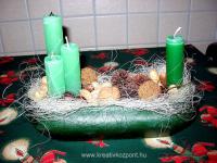 Karácsonyi pályázat - Adventi asztali dekoráció