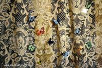 Világító festék pályázat - Világító pillangók függönydísznek - Világosban