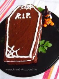 Halloween pályázat - Csokoládés koporsó - Kész