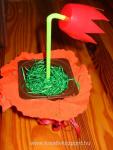Anyák napi pályázat - Tulipán műanyagból - Kész