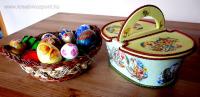 Húsvéti pályázat - Húsvéti kosárka tojásokkal - Kész