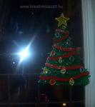Karácsonyi pályázat - Karácsonyfa ablakdísz - Kész