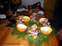 Karácsonyi pályázat - Narancsos adventi koszorú