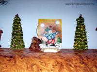 Karácsonyi pályázat - Karácsonyfa szatén szalagból