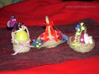 Húsvéti pályázat - Fonott kosárka - Kész