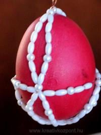 Húsvéti pályázat - Tojásdíszítés gyöngyökkel - Kész