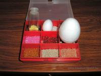 Húsvéti pályázat - Flitteres-gyöngyös tojás - Hozzávalók