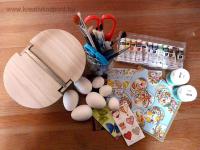 Húsvéti pályázat - Húsvéti kosárka tojásokkal - Hozzávalók