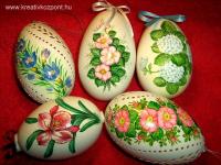 Húsvéti pályázat - Festett-metszett  húsvéti tojások
