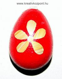 Húsvéti pályázat - Szalmával díszített tojás