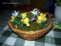 Húsvéti pályázat - Krepp virágok