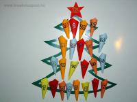 Karácsonyi pályázat - Adventi naptár hűtőmágnesekből - Kész