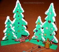 Karácsonyi pályázat - Fa karácsonyfadísz - Kész