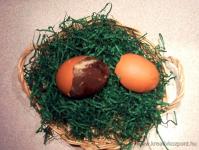 Húsvéti pályázat - Igazi csokitojás - A kész tojás