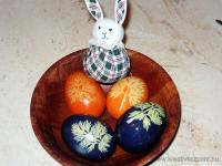 Húsvéti pályázat - Tojásdíszítés harisnyával - Kész