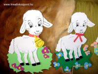 Húsvéti pályázat - Bárányok dekorgumiból