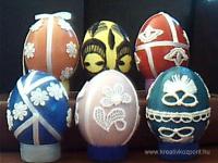 Húsvéti pályázat - Csipkés tojás