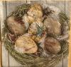 Szalvéta - Húsvéti pettyes tojások a fészekben